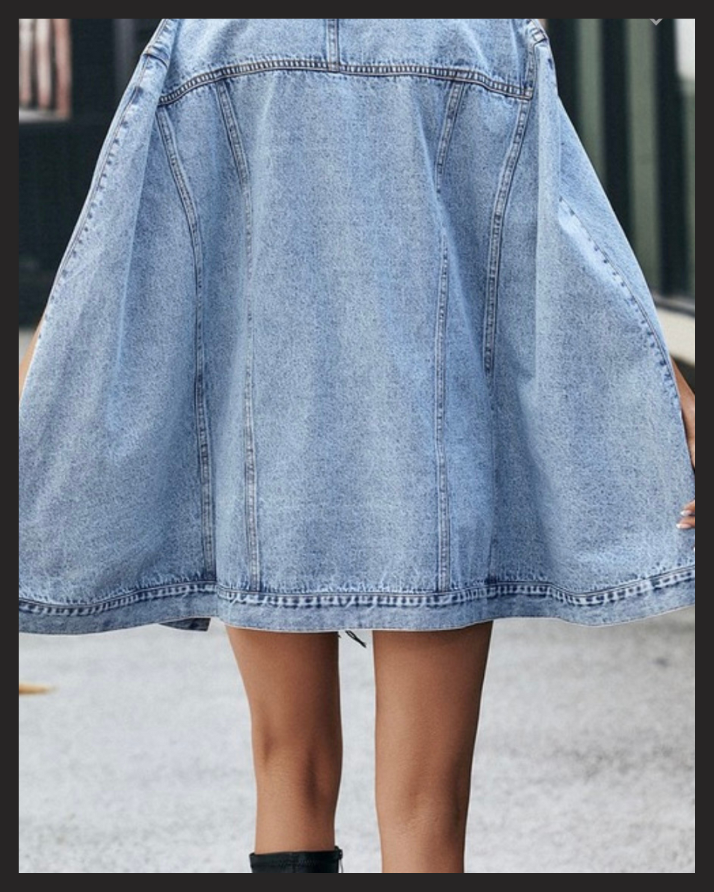 Denim Poncho
