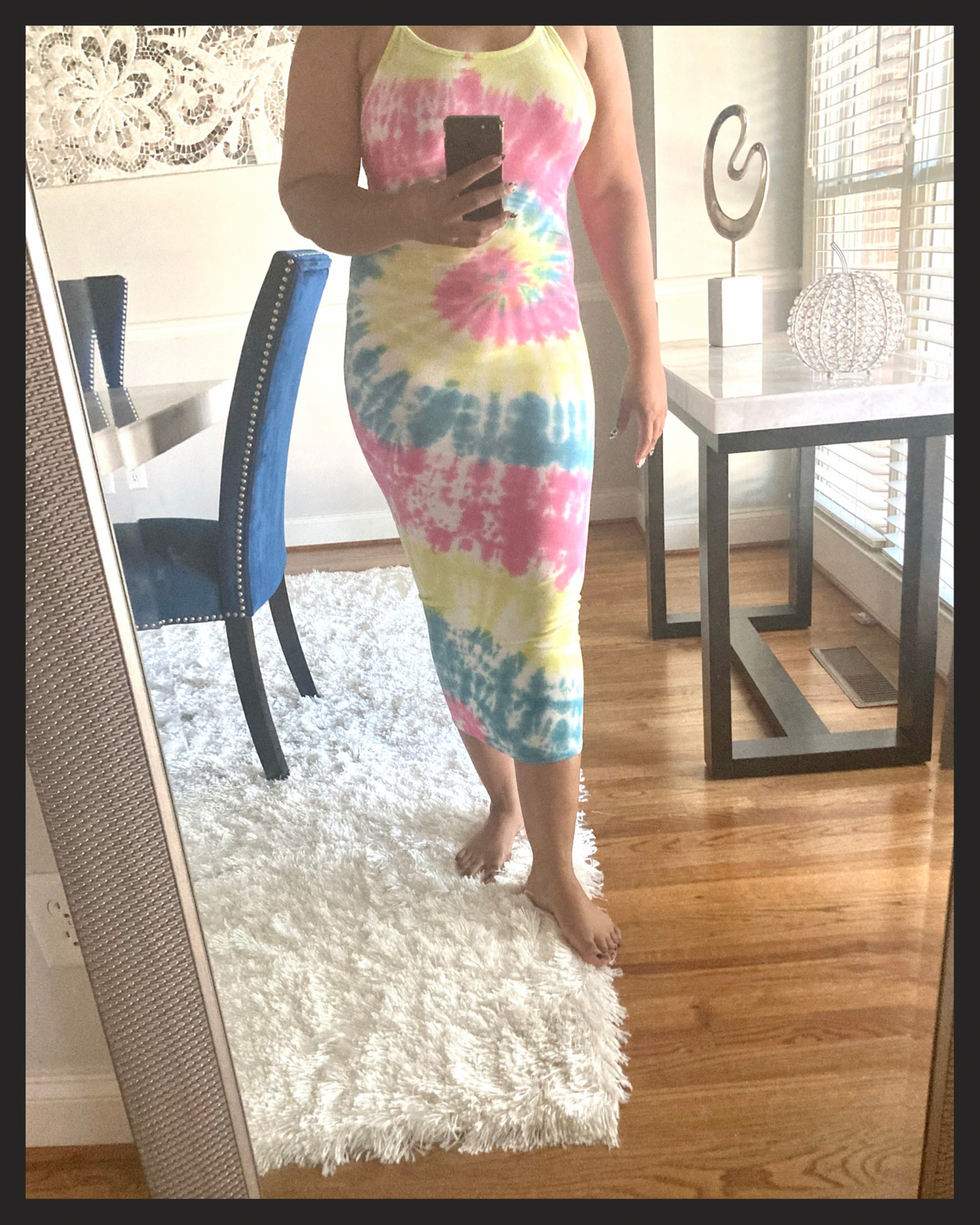 Spaghetti Strap Tye Dye MaxiDress