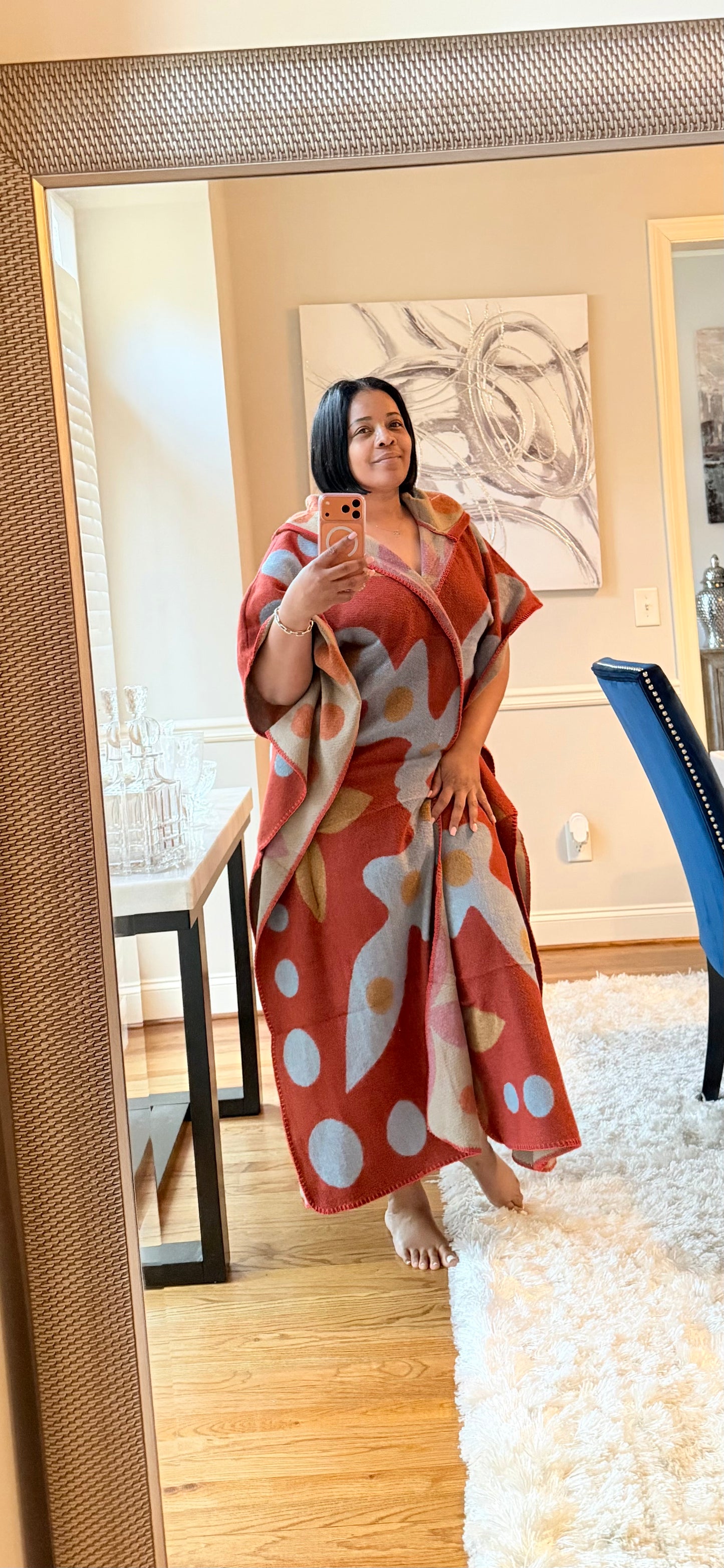 The Pop Out Hooded Poncho