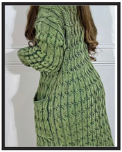 Load image into Gallery viewer, Vibe washed maxi cardigan
