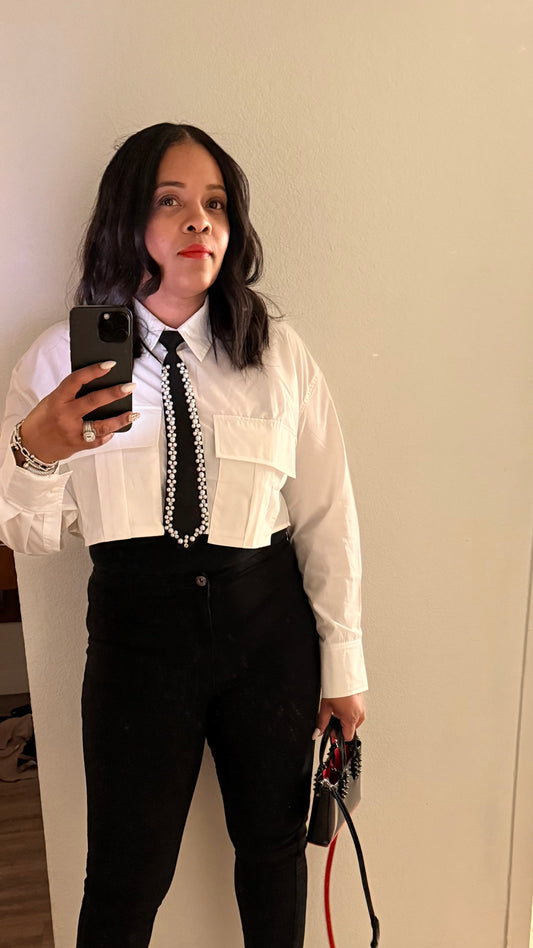 Tamela Top w/ Pearl Tye