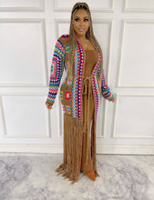 Load image into Gallery viewer, Vibez Fringe Cardigan
