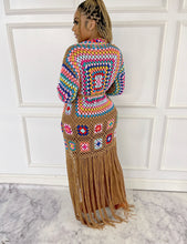 Load image into Gallery viewer, Vibez Fringe Cardigan
