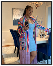 Load image into Gallery viewer, Vibez Fringe Cardigan
