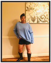 Load image into Gallery viewer, Blue Cuts Sweater
