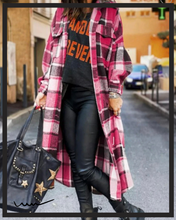 Load image into Gallery viewer, Plaid Me Shackets Pink
