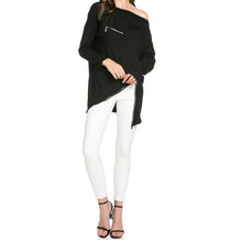 Load image into Gallery viewer, Lucky Zipper Sweater
