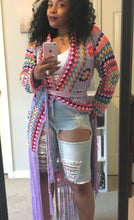 Load image into Gallery viewer, Vibez Fringe Cardigan
